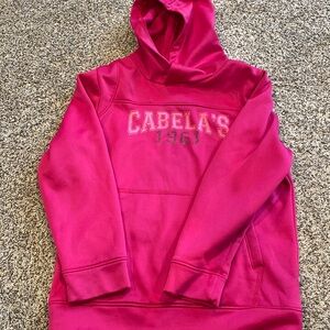 Girls Pink Hoodie Sweatshirt size Small